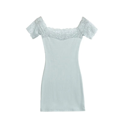 Lace strapless dress