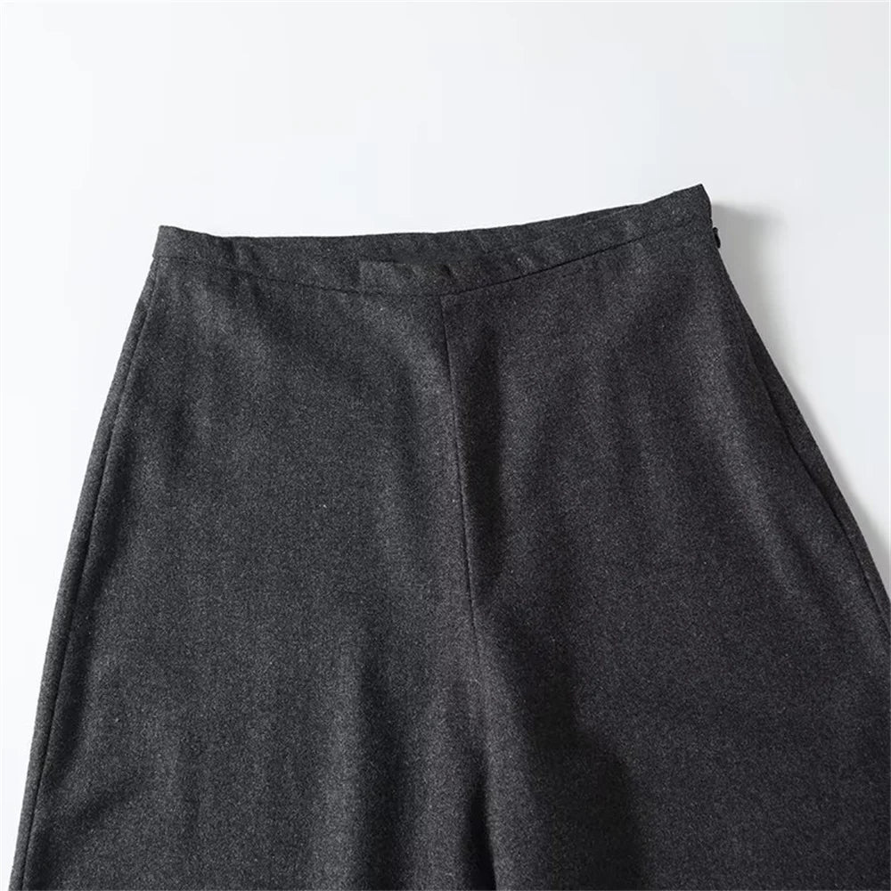 Elegant high cut pants