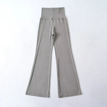 High rise flared pants