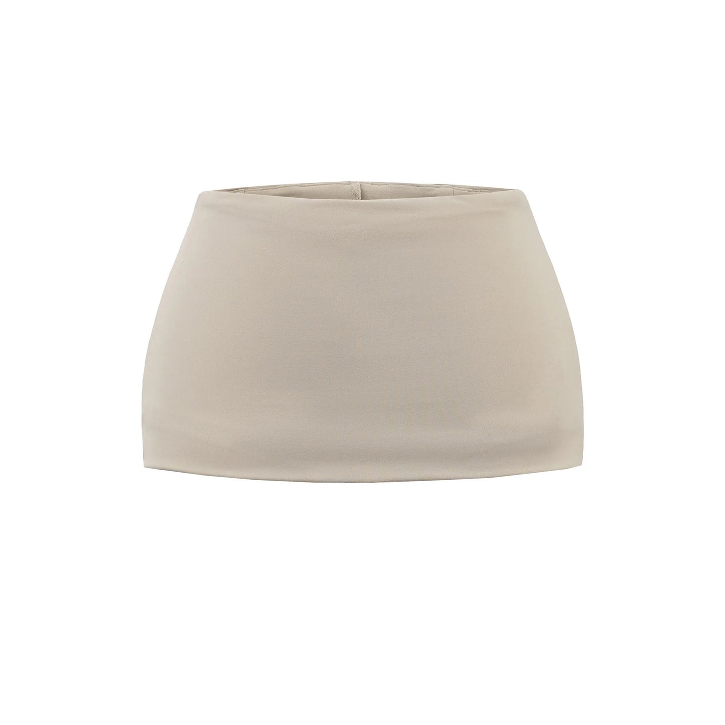 Micro elastic mini skirt