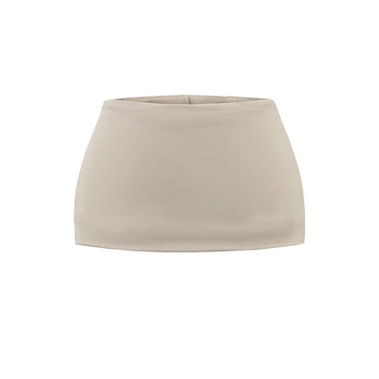 Micro elastic mini skirt