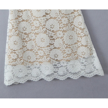 Long sexy lace dress