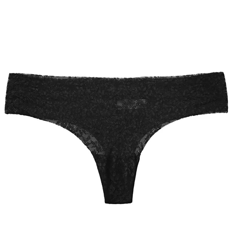 Thong underwear with illustrations