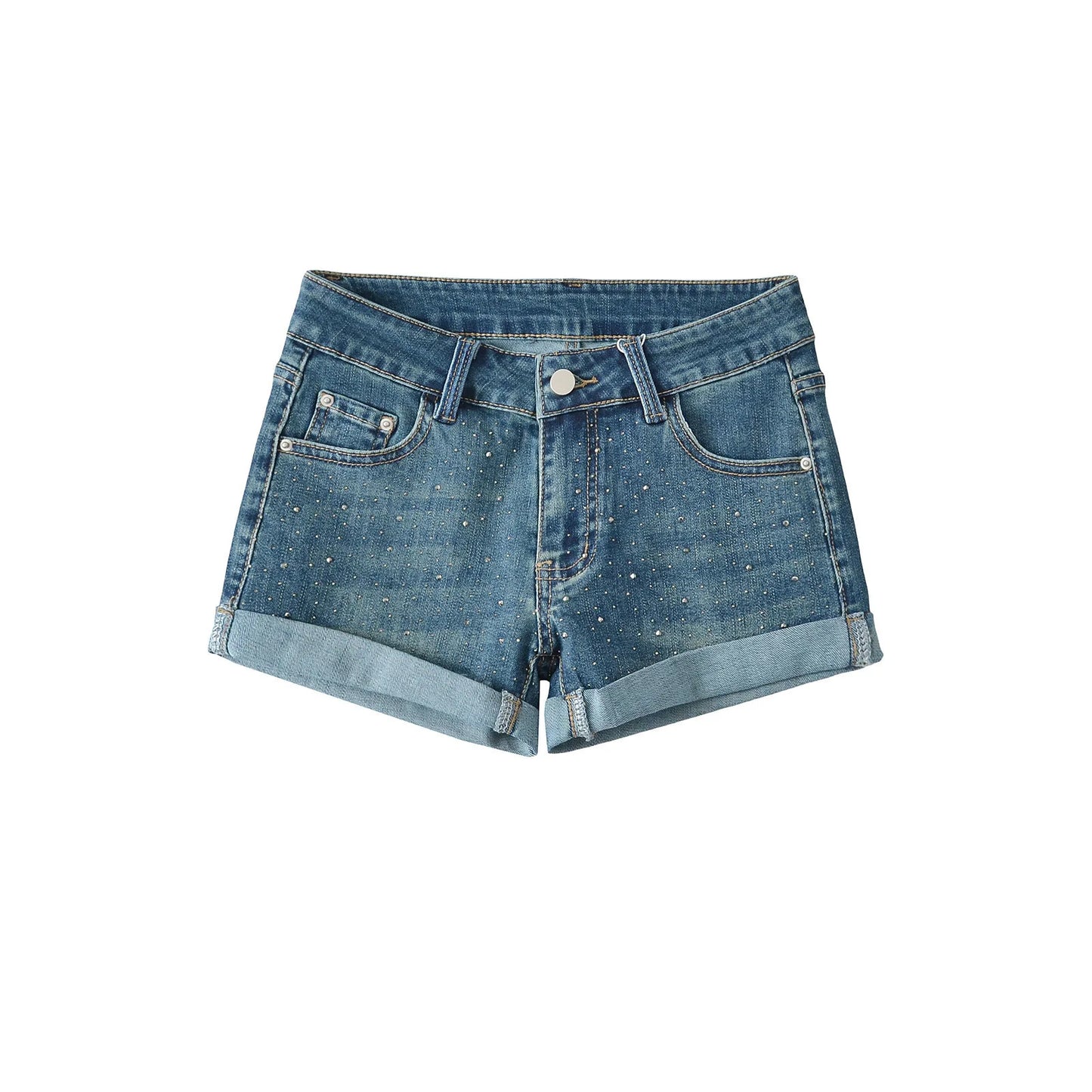 Shiny short jeans