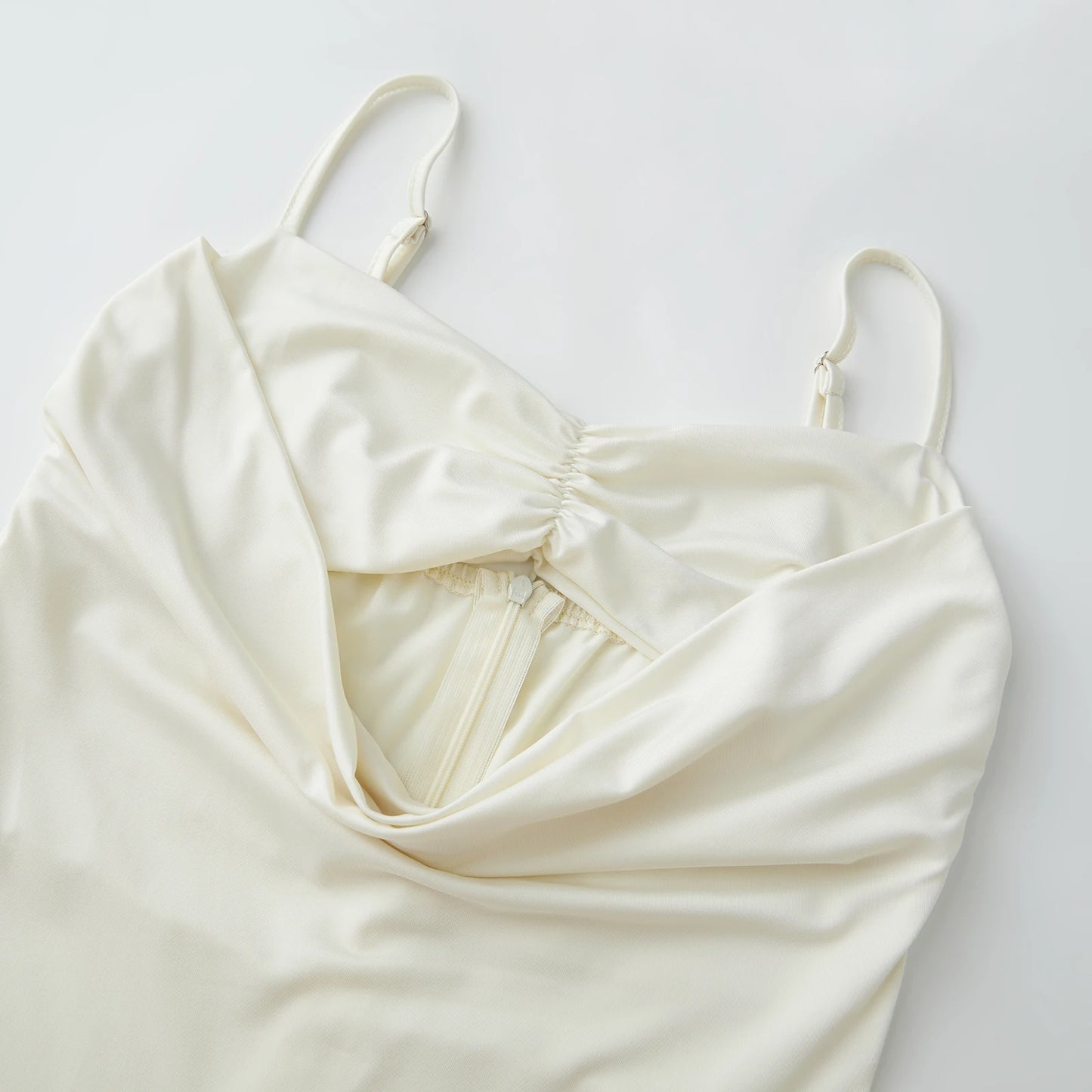 Sexy dress with an opening under the neckline