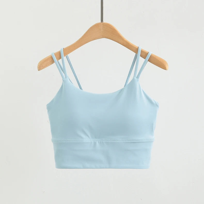 Shaping tank top with built-in bra