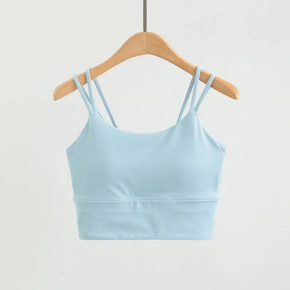 Shaping tank top with built-in bra