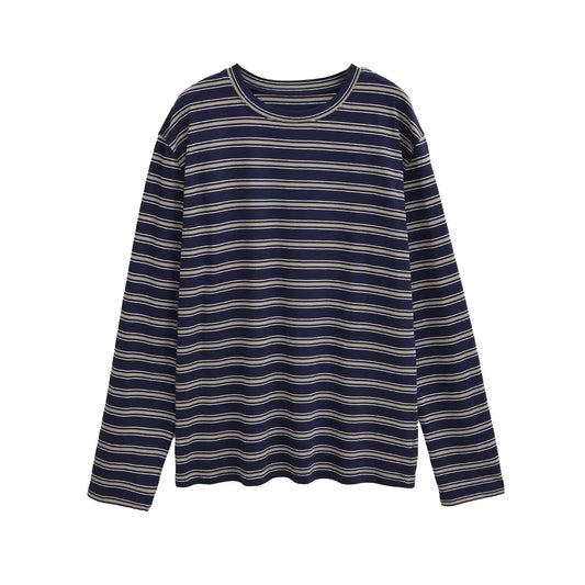 חולצת פסים ארוכה אוברסייז