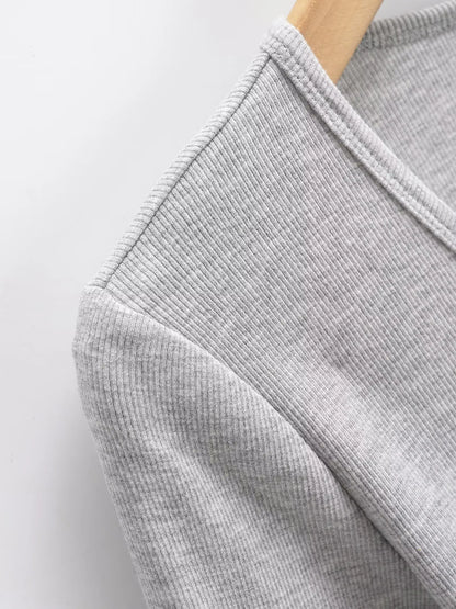 Buttoned v-neck overall