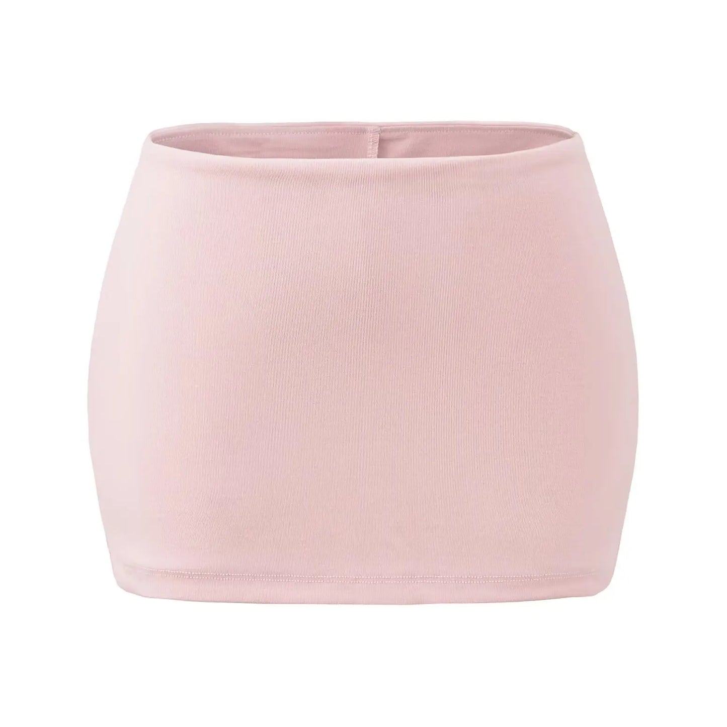 Mini skirt with built-in tights