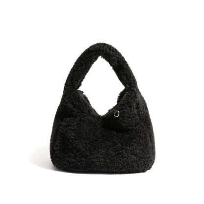 Furry handbag