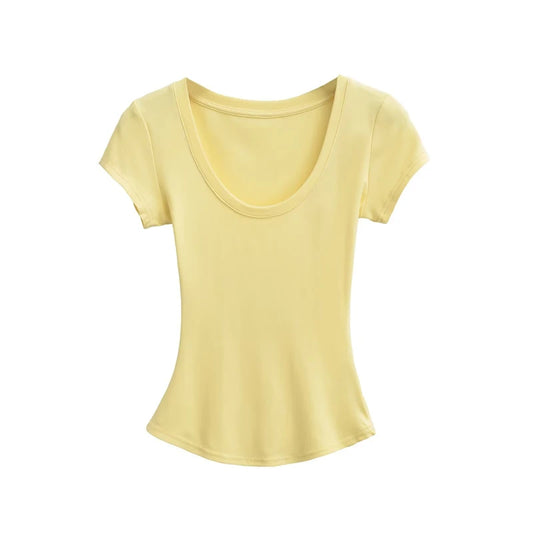 חולצת מחשוף עגול בייסיק