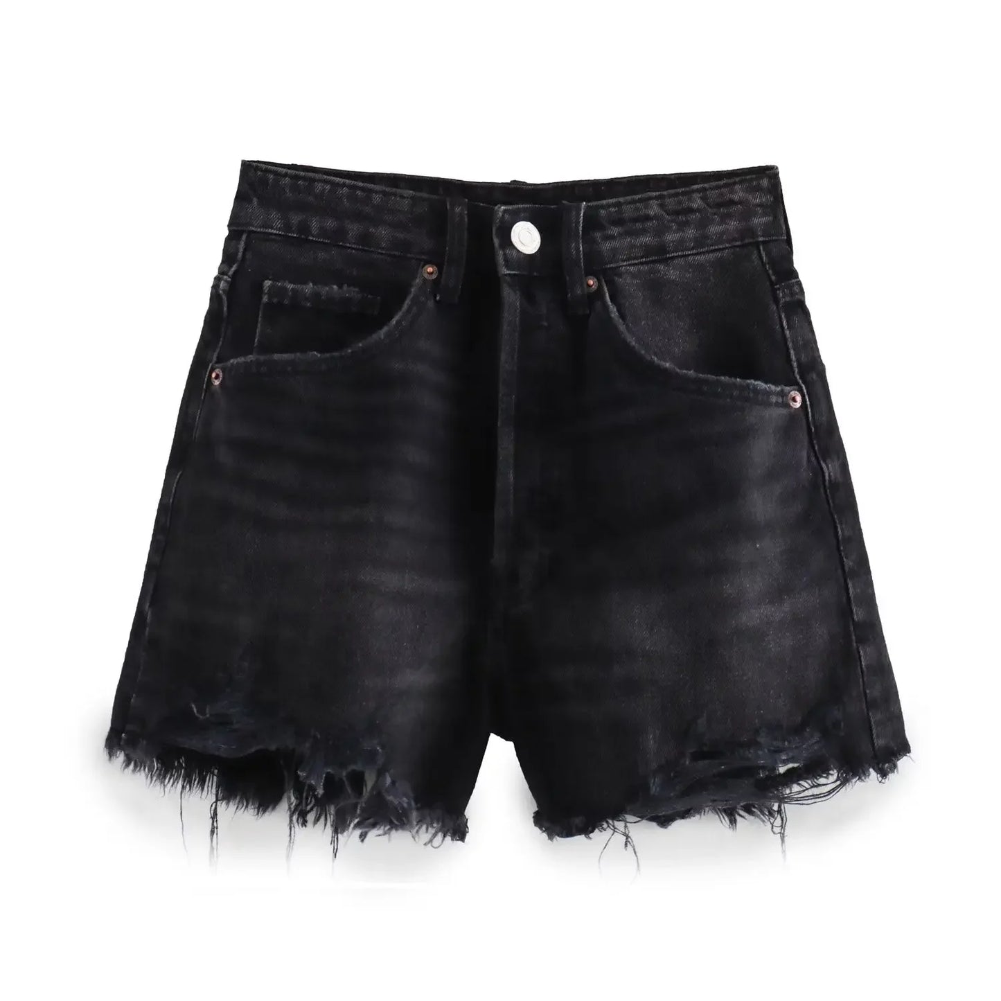 Ripped short jeans