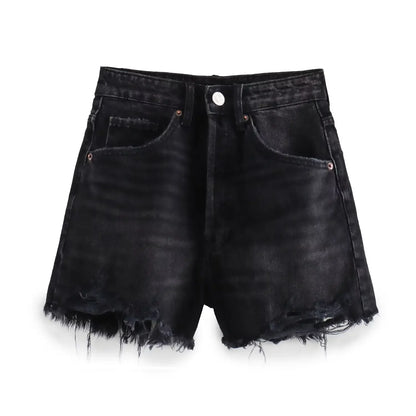 Ripped short jeans