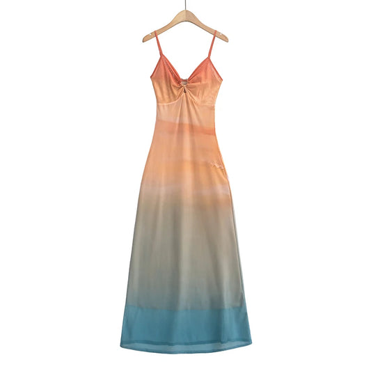 Beautiful sexy sunset dress