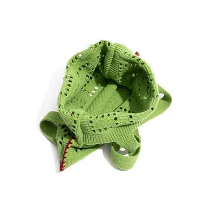 A soft bag with prominent flowers