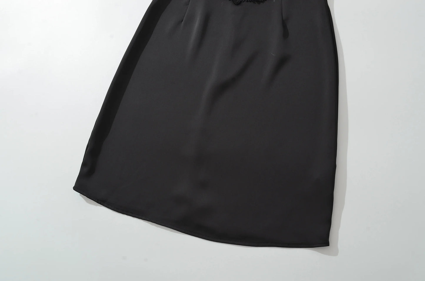 Lace collar dress
