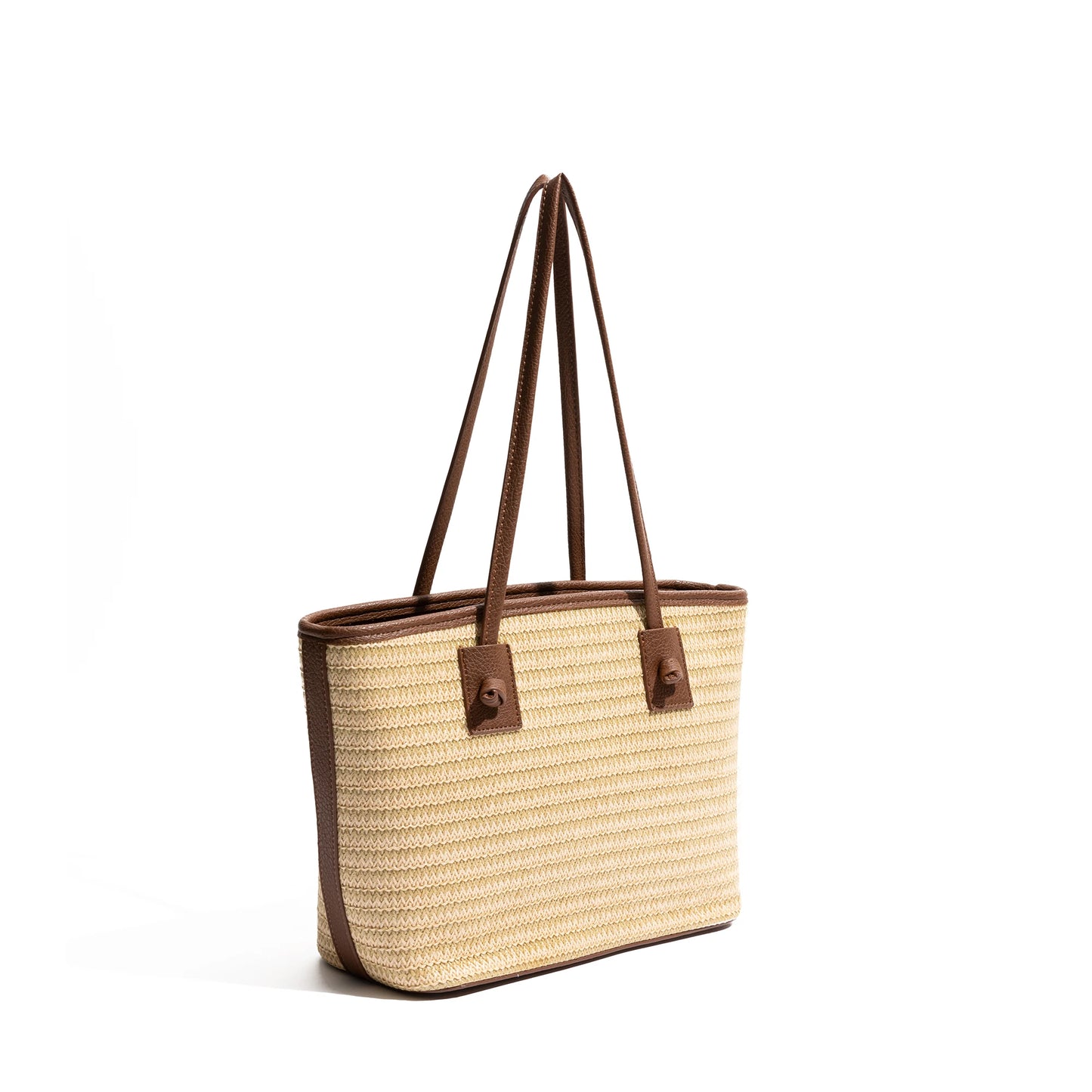Straw tote bag