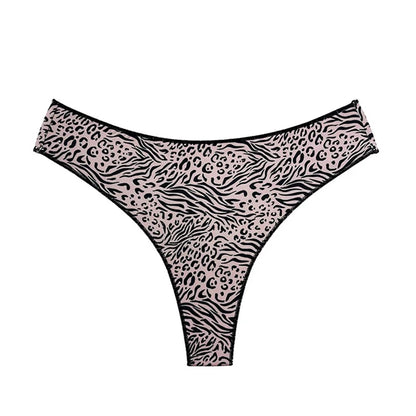 Seamless thong with a variety of illustrations