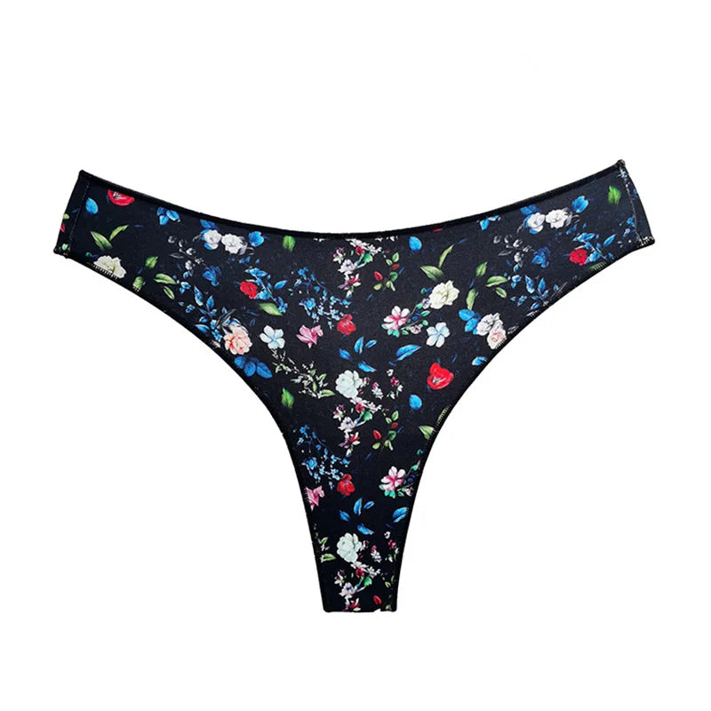 Seamless thong with a variety of illustrations