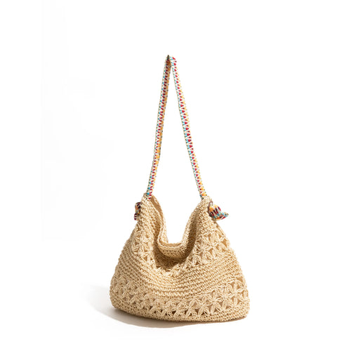 Boho straw style bag
