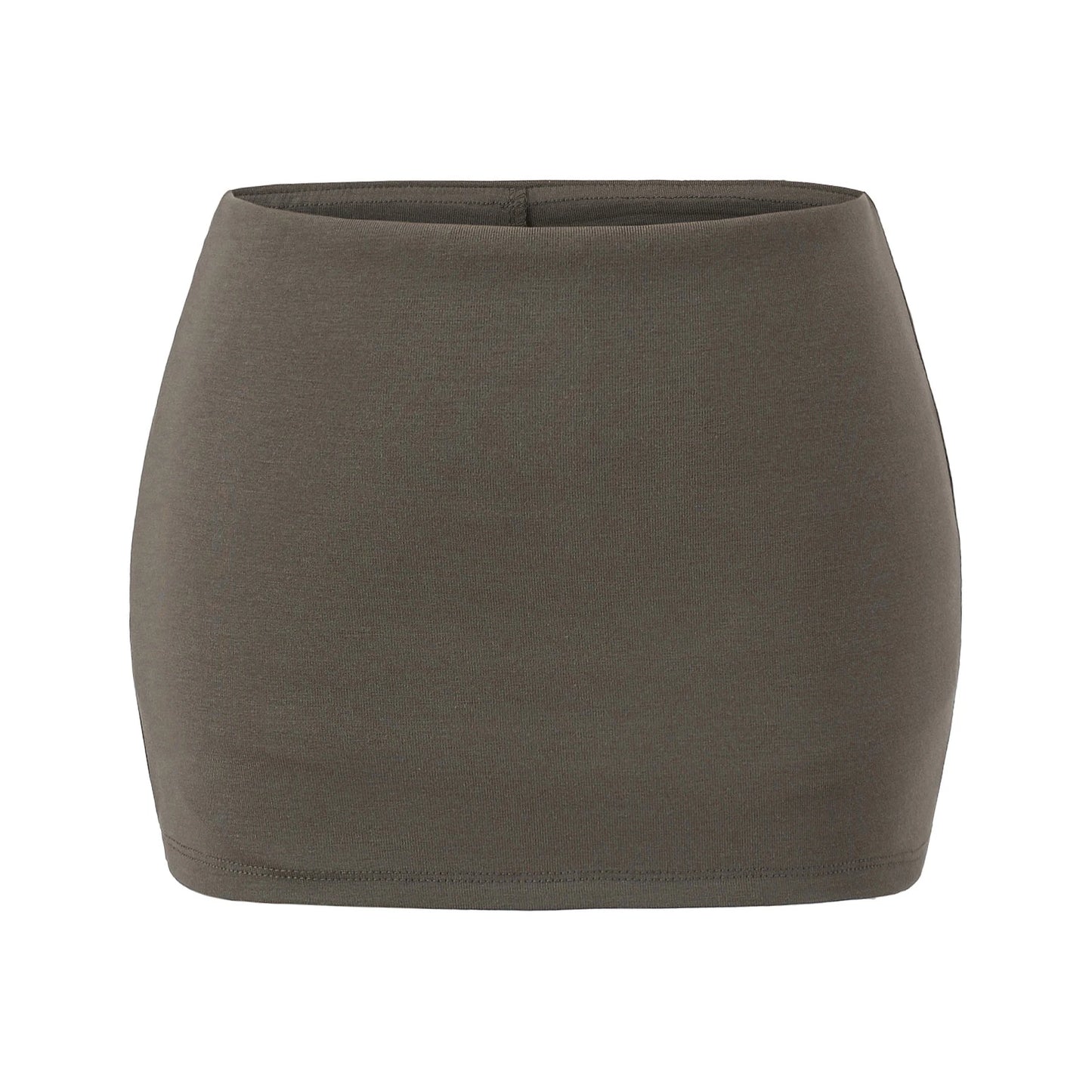 Mini skirt with built-in tights