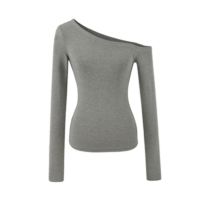 Half shoulder long shirt
