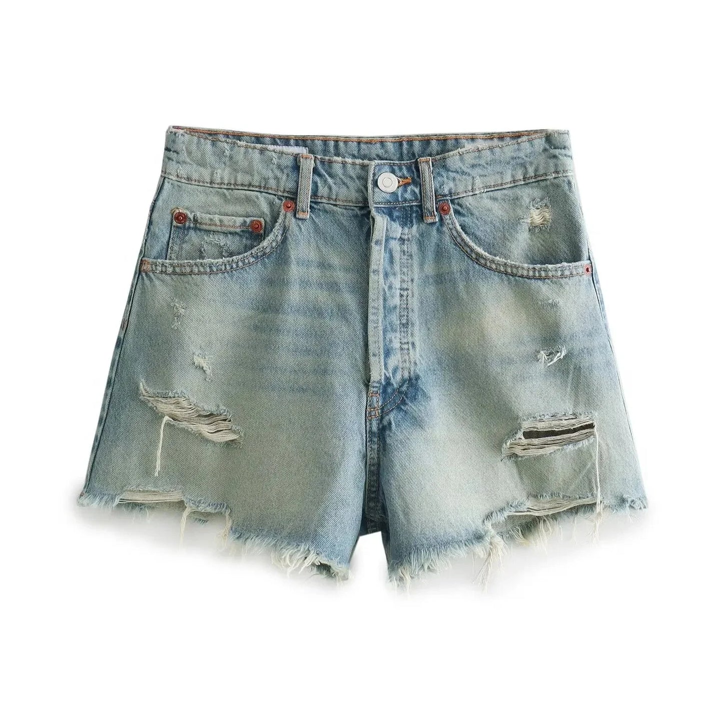 Ripped short jeans