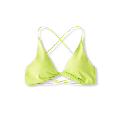 Twisted bikini top