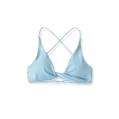 Twisted bikini top
