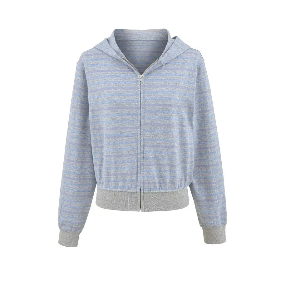 Basic Striped Sweatshirt