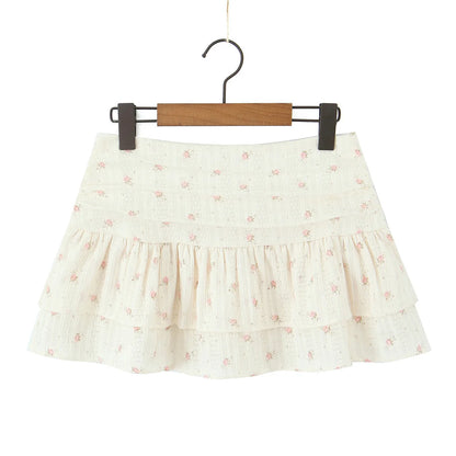 Aesthetic layered skirt