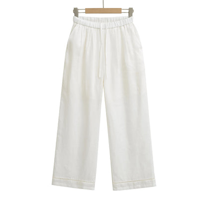 Light wide trousers