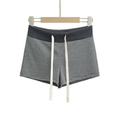 Soft striped shorts