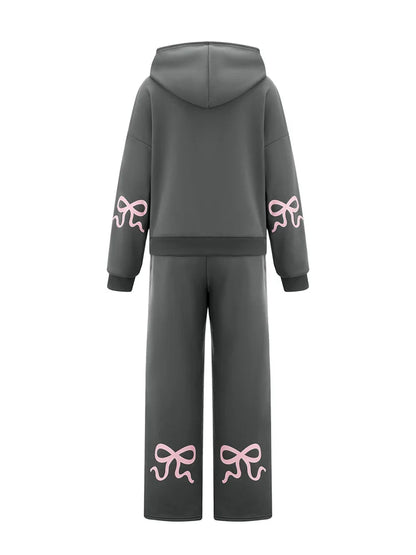Tracksuit set with bow ties