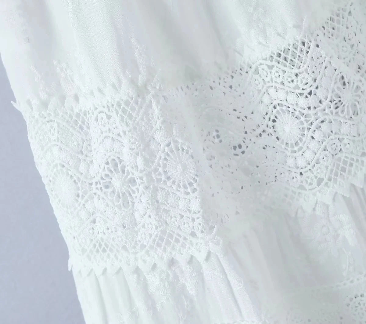 Aesthetic long lace skirt