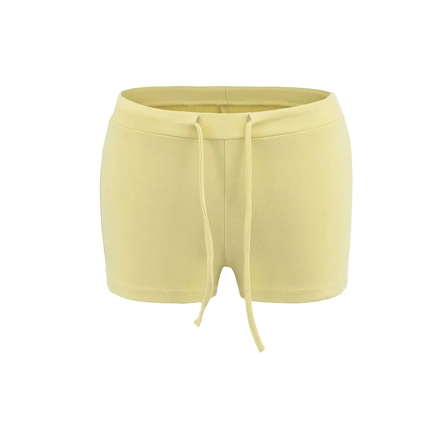 Elastic sided shorts