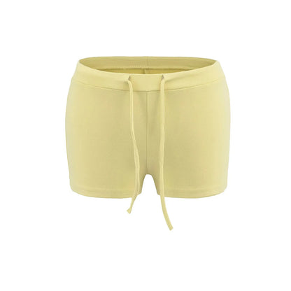 Elastic sided shorts