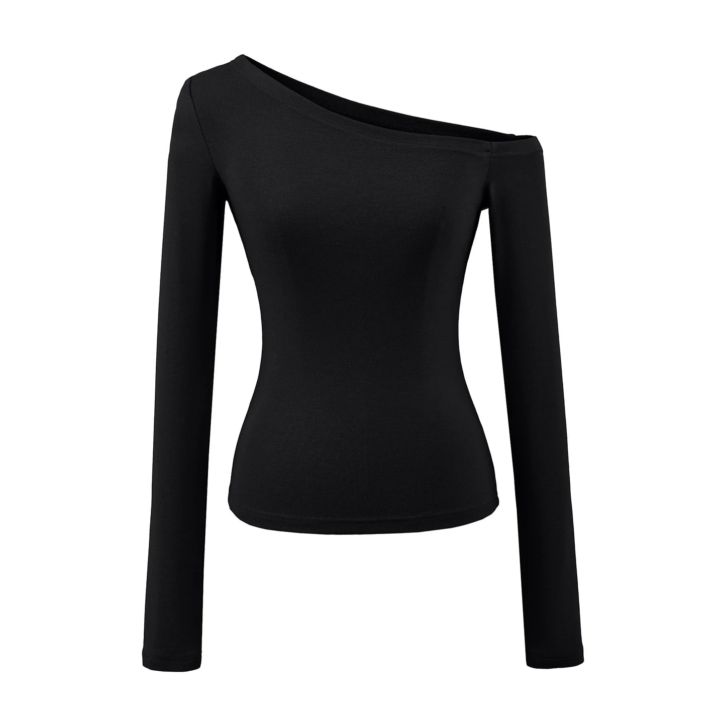 Half shoulder long shirt
