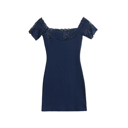 Lace strapless dress