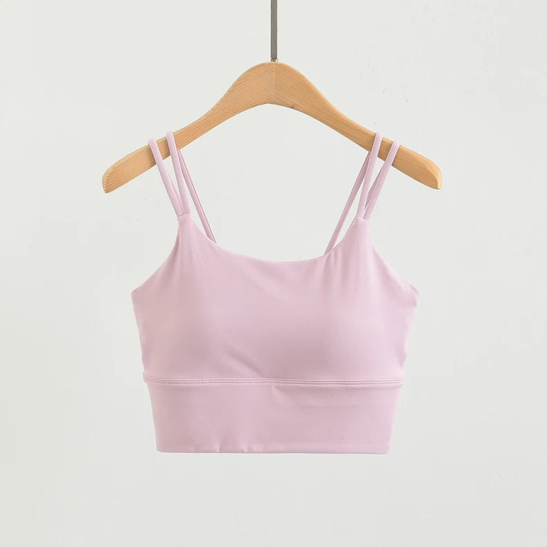Shaping tank top with built-in bra