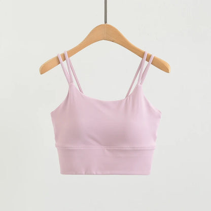 Shaping tank top with built-in bra