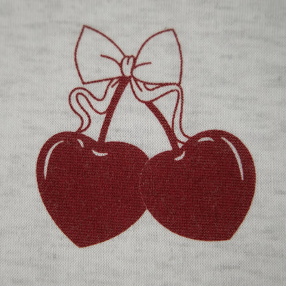 Sweat set with an aesthetic cherry illustration