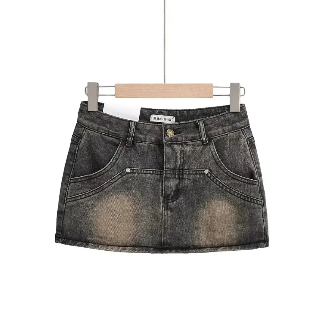 vintage style mini skirt