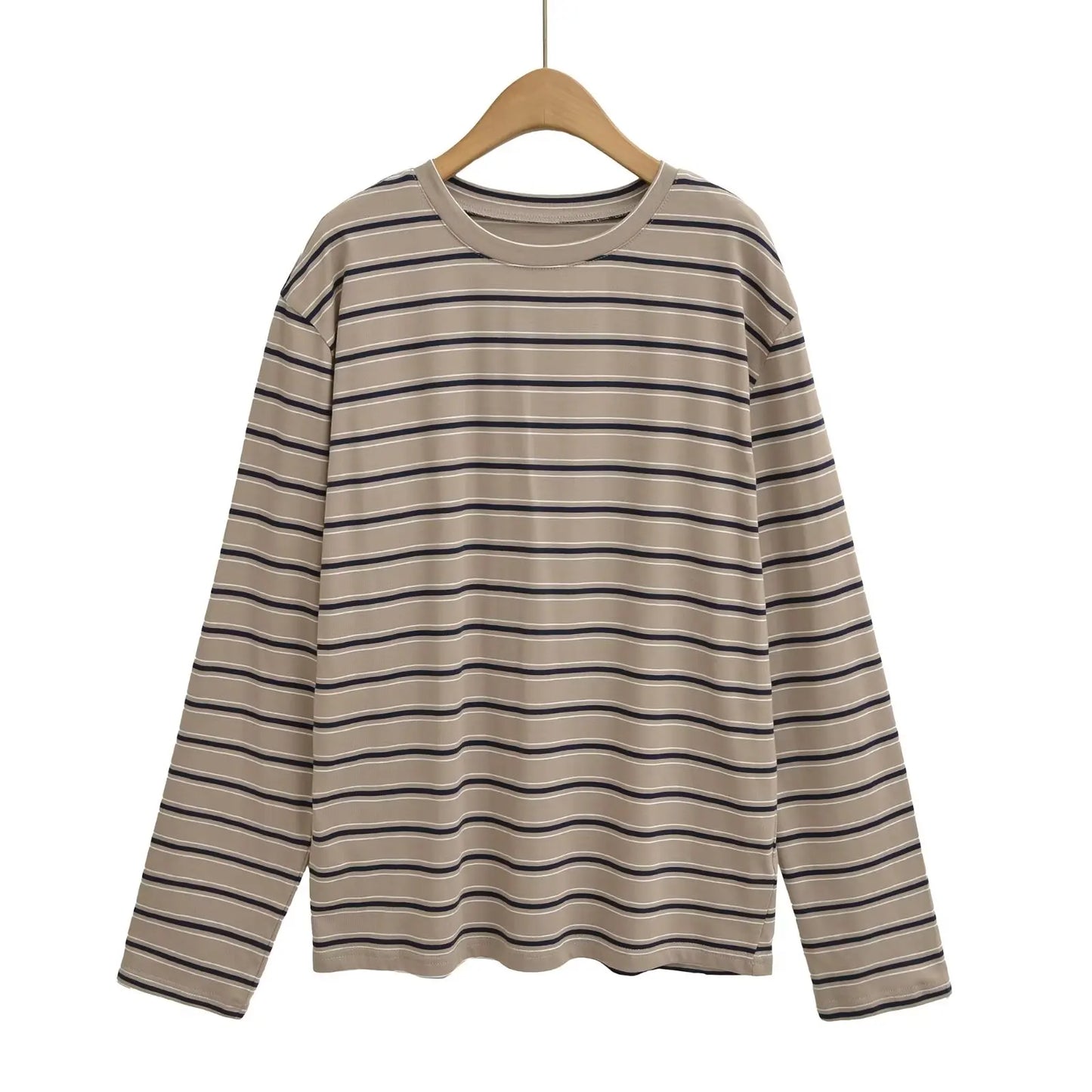 חולצת פסים ארוכה אוברסייז