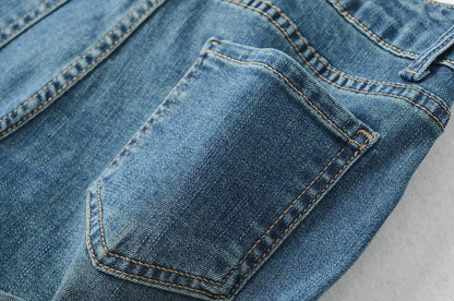 Shiny short jeans