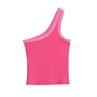 Single strap tank top