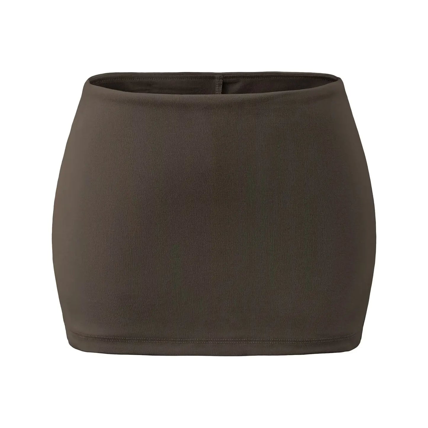 Mini skirt with built-in tights