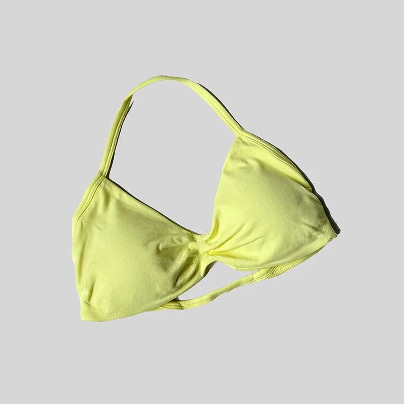 Sports bra open back