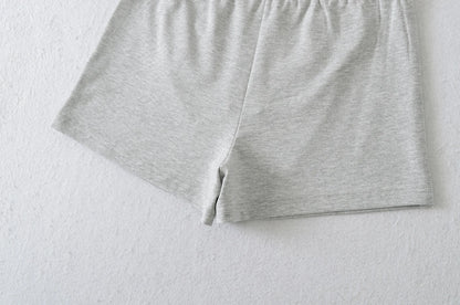 Pajama shorts with buttons